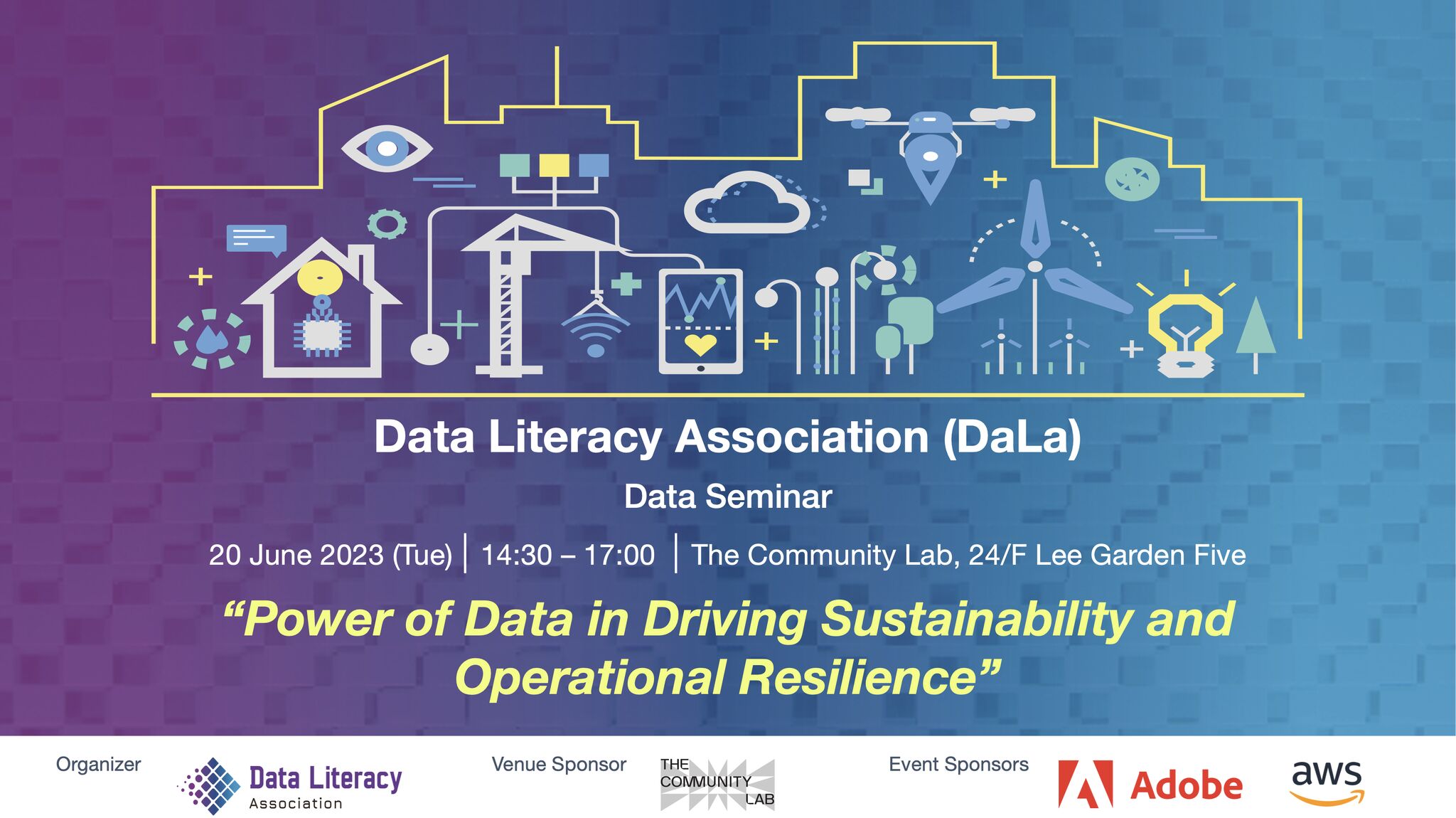 Data Seminar on 20Jun – “Power of Data in Driving Sustainability and Operational Resilience