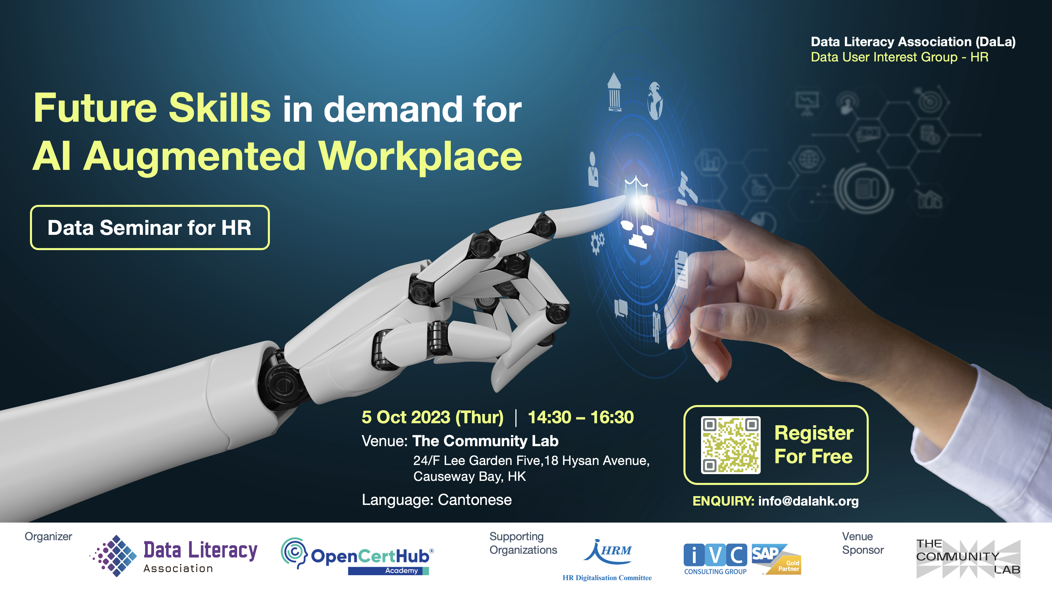 Data Seminar for HR – “Future Skills in demand for AI Augmented Workplace”